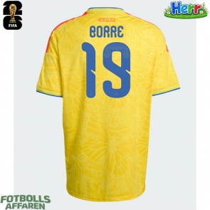 Colombia Rafael Santos Borre #19 Hemmatröja VM 2026 Kortärmad
